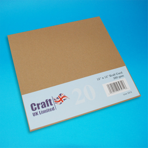 10 x A4 Sheet of Kraft Card 300 GSM